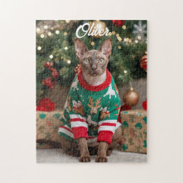 Festivals Cornish Rex Cat Weihnachten Personalisie