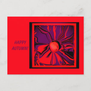 Festivals Fall Blume Postkarte Nr. 2