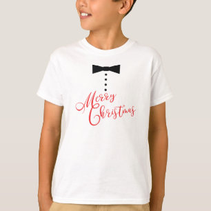 Festivals Frohe Weihnachtsbäume Krawatte Tuxedo St T-Shirt