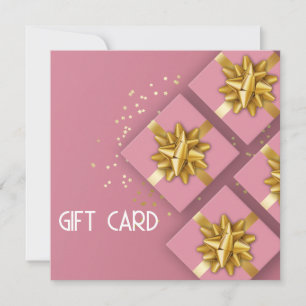 Festivals Gold Bow Moderne rosa Geschenkboxen Gesc