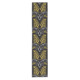 Festivals Gold Deco Vintager Chic Holiday Kurzer Tischläufer