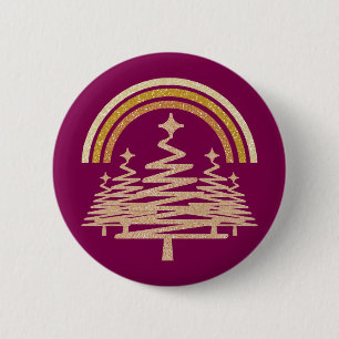 Festivals Goldrainbow Sparkling Button