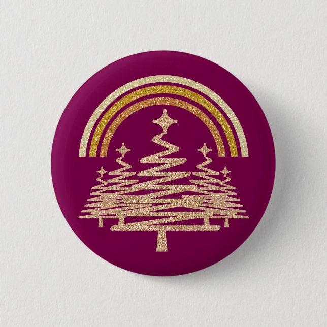 Festivals Goldrainbow Sparkling Button (Vorderseite)