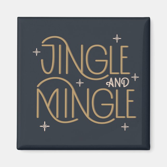 Festivals, Jingle und Mingle Holiday Design Magnet (Vorne)