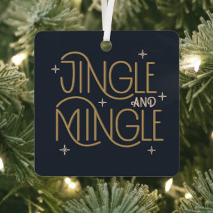 Festivals, Jingle und Mingle Holiday Design Ornament Aus Metall