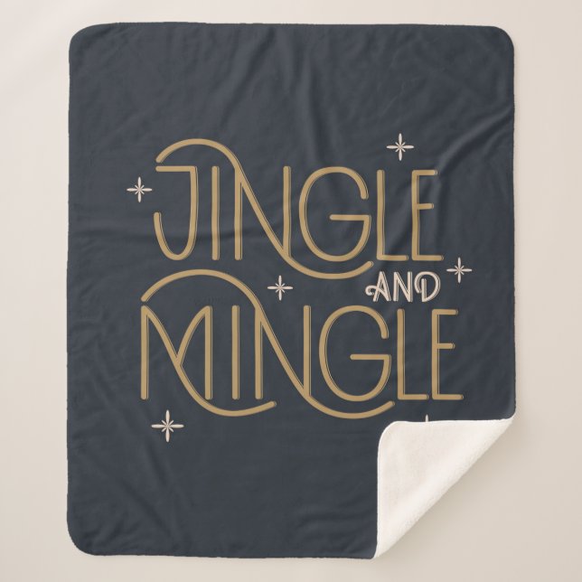 Festivals, Jingle und Mingle Holiday Design Sherpadecke (Vorderseite)