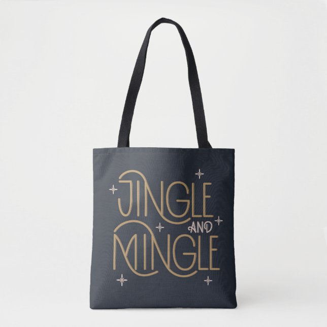 Festivals, Jingle und Mingle Holiday Design Tasche (Vorderseite)