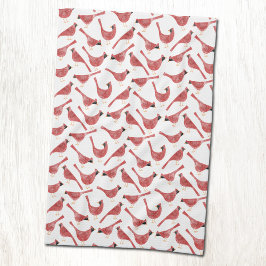 Festivals Kardinal Bird Watercolor Geschirrtuch