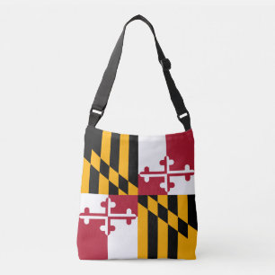 Festivals Maryland State Flag Tragetaschen Mit Langen Trägern