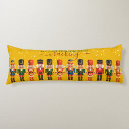 Festivals Moderne Xmas gelbe Niedliche Nutcracker Seitenschläferkissen