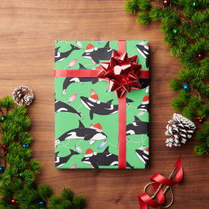 Festivals Orca Weihnachtsmannmütze Weihnachtsbeleu Geschenkpapier