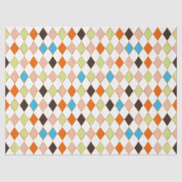 Festivals Pastel Diamond Muster Seidenpapier