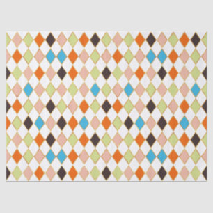 Festivals Pastel Diamond Muster Seidenpapier