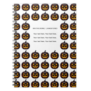 Festivals Pumpkin Halloween Notizblock