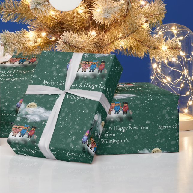Festivals Quintet Message Christmas Geschenkpapier (Feiertage)