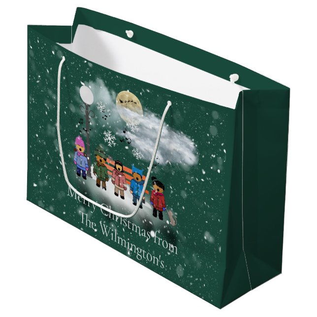 Festivals Quintet Weihnachten Große Geschenktüte (Vorderseite Schrägansicht)