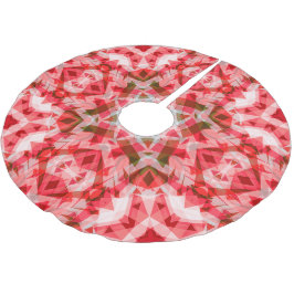 Festivals Red Green Geometric Cosy Christmas Star Polyester Weihnachtsbaumdecke