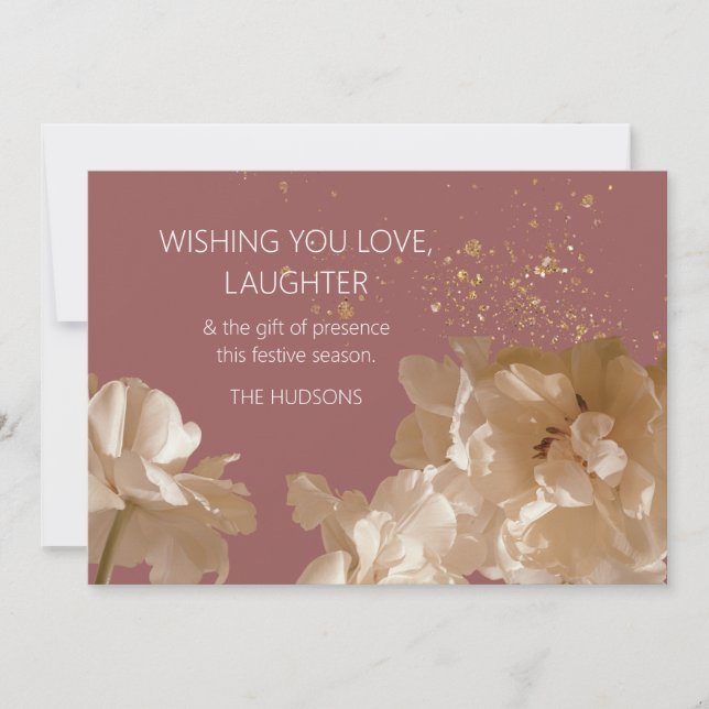 Festivals | Rose & Gold Staubmilch Weihnachten (Vorderseite)