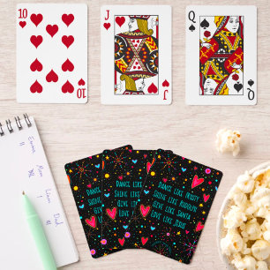 Festivals Schwarz Frosty Santa Rudolph Jesus Spielkarten