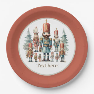 Festivals Wasserfarbe Nutcracker Party Pappteller