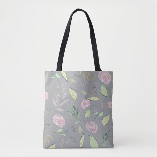 Festivals Wasserfarben Blume 2 Tasche (Vorderseite)