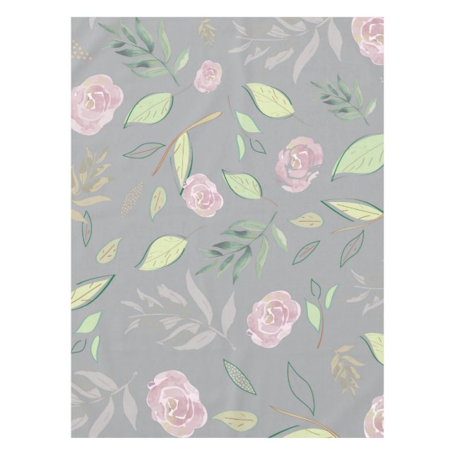 Festivals Wasserfarben Blume 2 Tischdecke (Vorderseite)