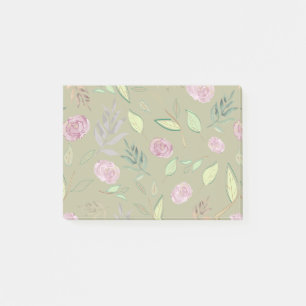 Festivals Wasserfarben - Blume 5 Post-it Klebezettel