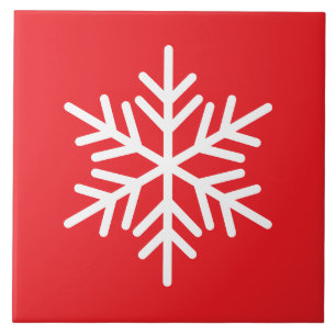 Festivals White Nordic Snowflake on Fliese