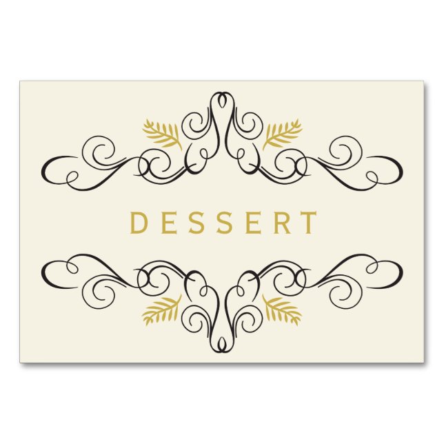 Festivalschild Deko Frame Holiday Food Table Tischnummer (Vorderseite)