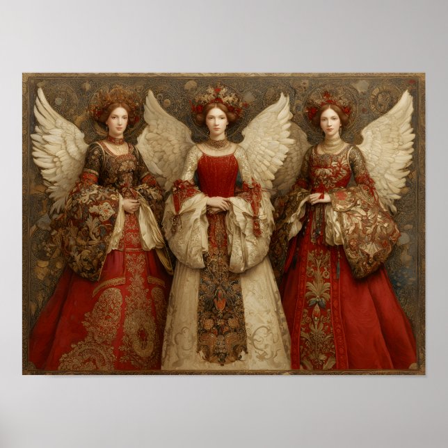 Festive Angels Poster (Vorne)