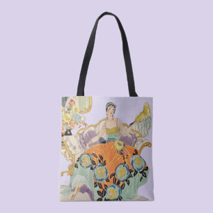 Festive Art Deco Lady Tasche