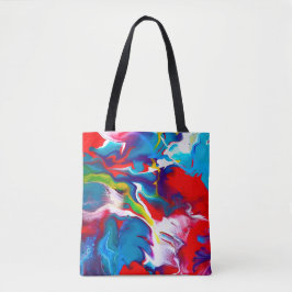 Festive Art Design on Tote Tasche