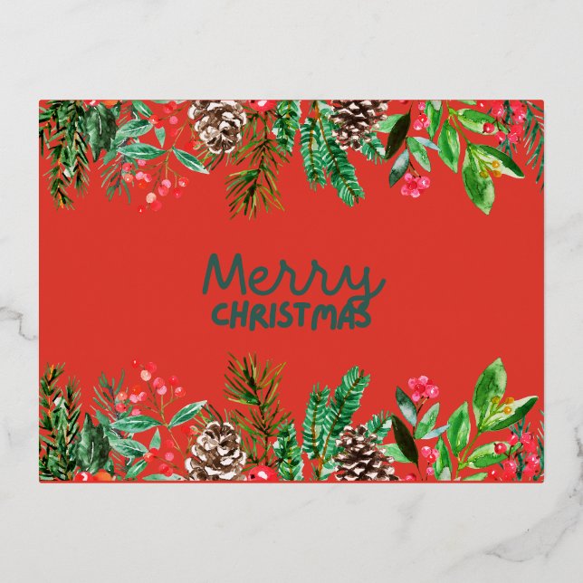 Festive Cheer Await : Carte postale de Noël (Recto)