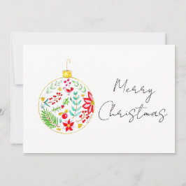 Festive Christmas Ball Einladung