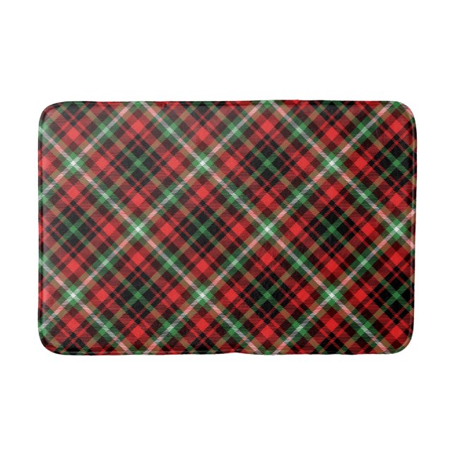 Festive Christmas Bath Mat – Holiday BathroomDecor Badematte (Vorderseite)