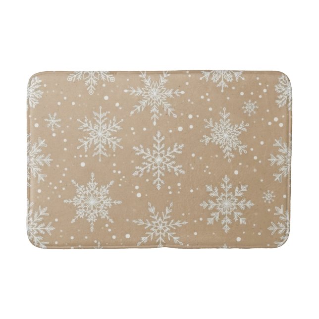 Festive Christmas Bath Mat – Holiday BathroomDecor Badematte (Vorderseite)