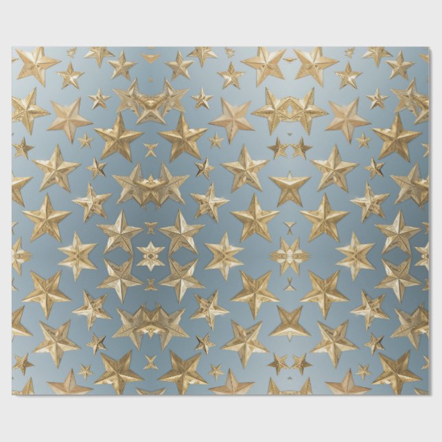 Festive Christmas Holiday Gift Wrap Geschenkpapier (Flach)