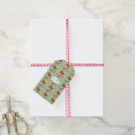 Festive Christmas – Holiday Icons with Stockings Geschenkanhänger
