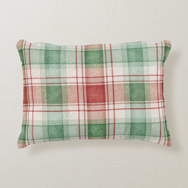 Festive Christmas Lumbar Pillow – Cheerful Holiday Dekokissen (Vorderseite)