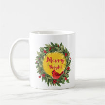 Festive Christmas Mug | Cardinal