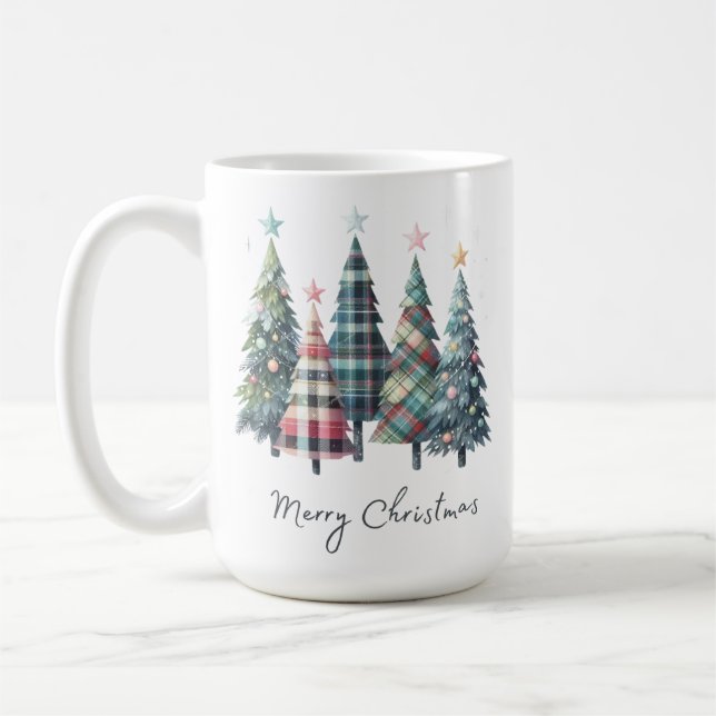Festive Christmas Mug with Santa Claus Design (Gauche)