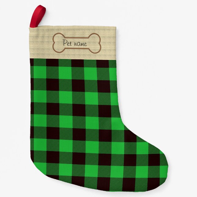 Festive/Christmas pet stocking Kleiner Weihnachtsstrumpf (Vorderseite)