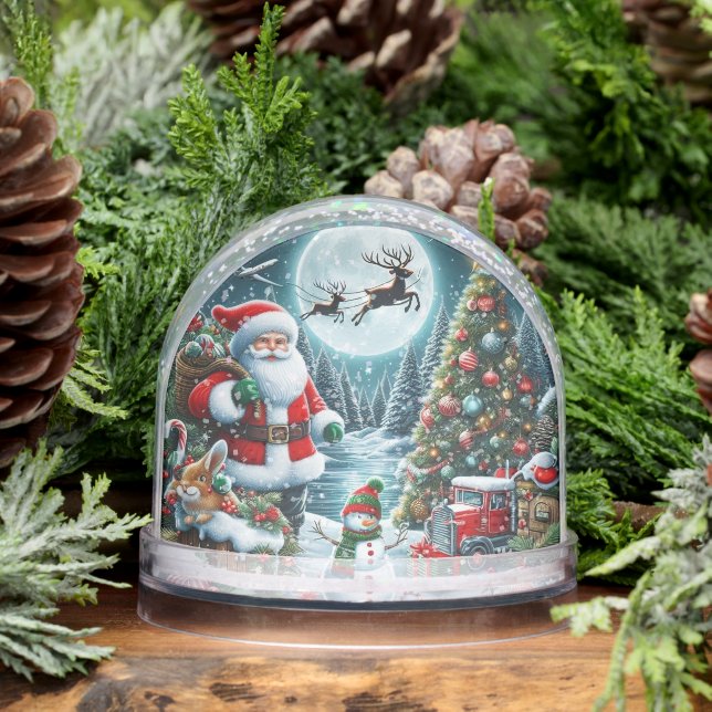 Festive Christmas Santa Claus  Schneekugeln (Winter)