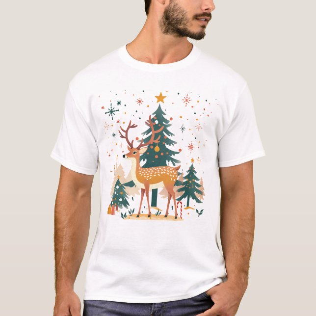 Festive Christmas Spirit T-Shirt (Devant)
