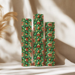 Festive Christmas Theme Colorful Pattern Geschenkpapier