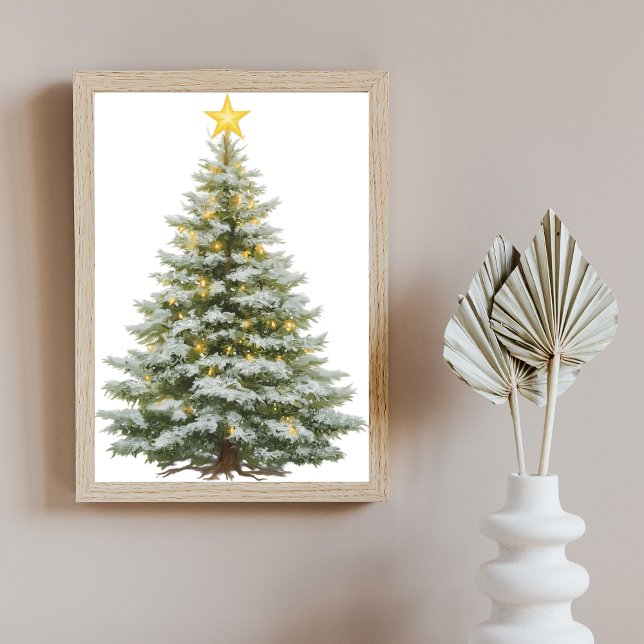 Festive Christmas Tree Poster – Wall Art (Von Creator hochgeladen)