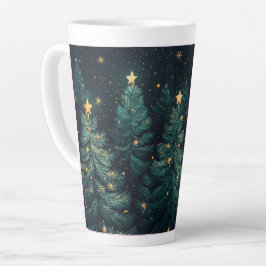 Festive Christmas Tree with Cozy Winter Design gif Milchtasse