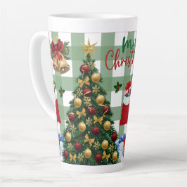 Festive Christmas Tree with Cozy Winter Design gif Milchtasse