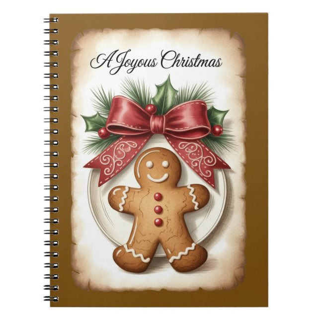 Festive Christmas Writing Journal (Devant)