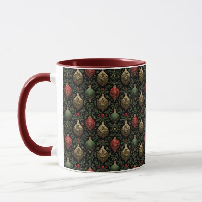 Festive Damask  Tasse (Links)
